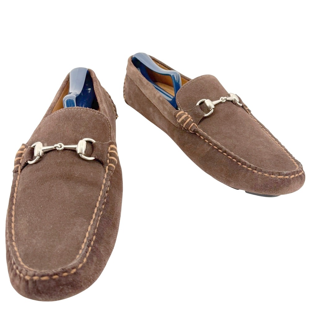 Horsebit Loafers Drivers Men 10M Made N Brazil Brown Suede Oxford Shop Nashville